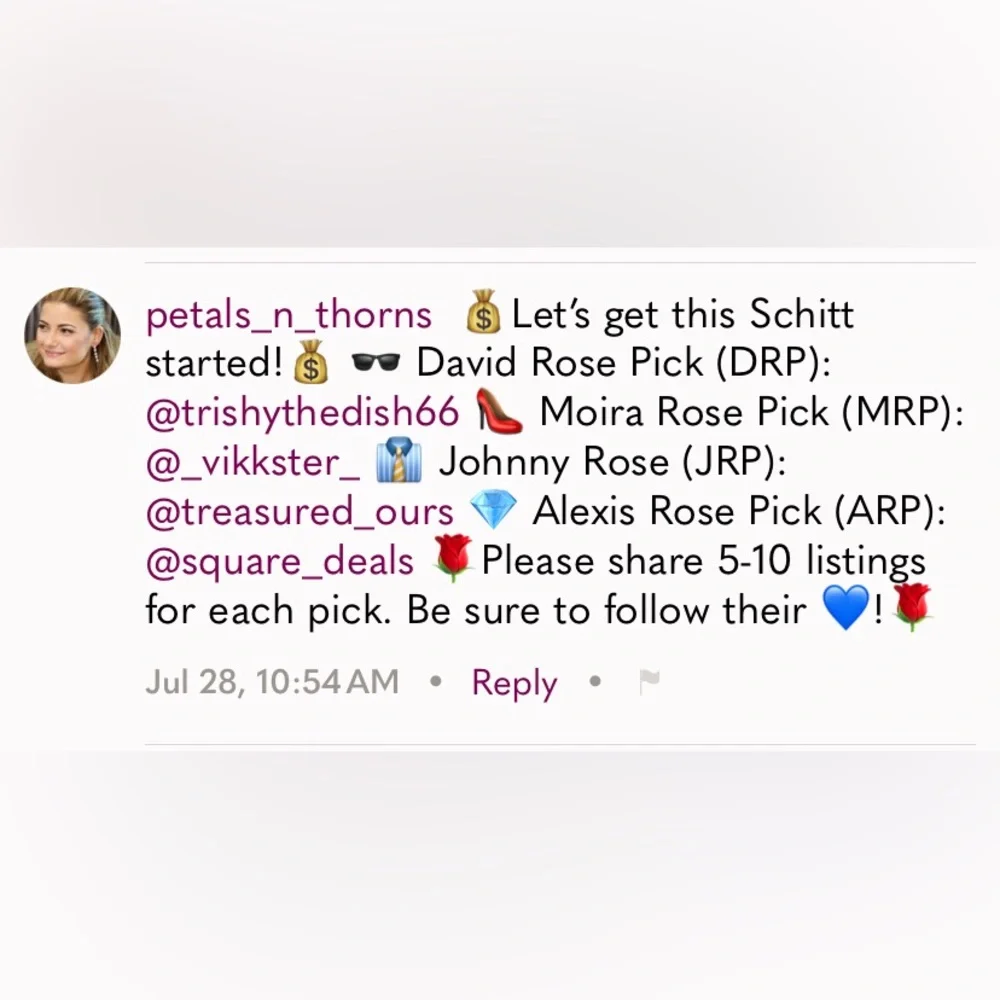 Schitt$ Creek PoshStyle @petals_n_thorns
Posh Style Games - Picture 6 of 8